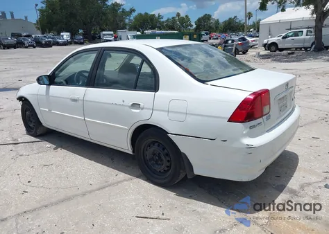 2004 Honda Civic Lx из США, поврежденный, VIN 2HGES16584H523603